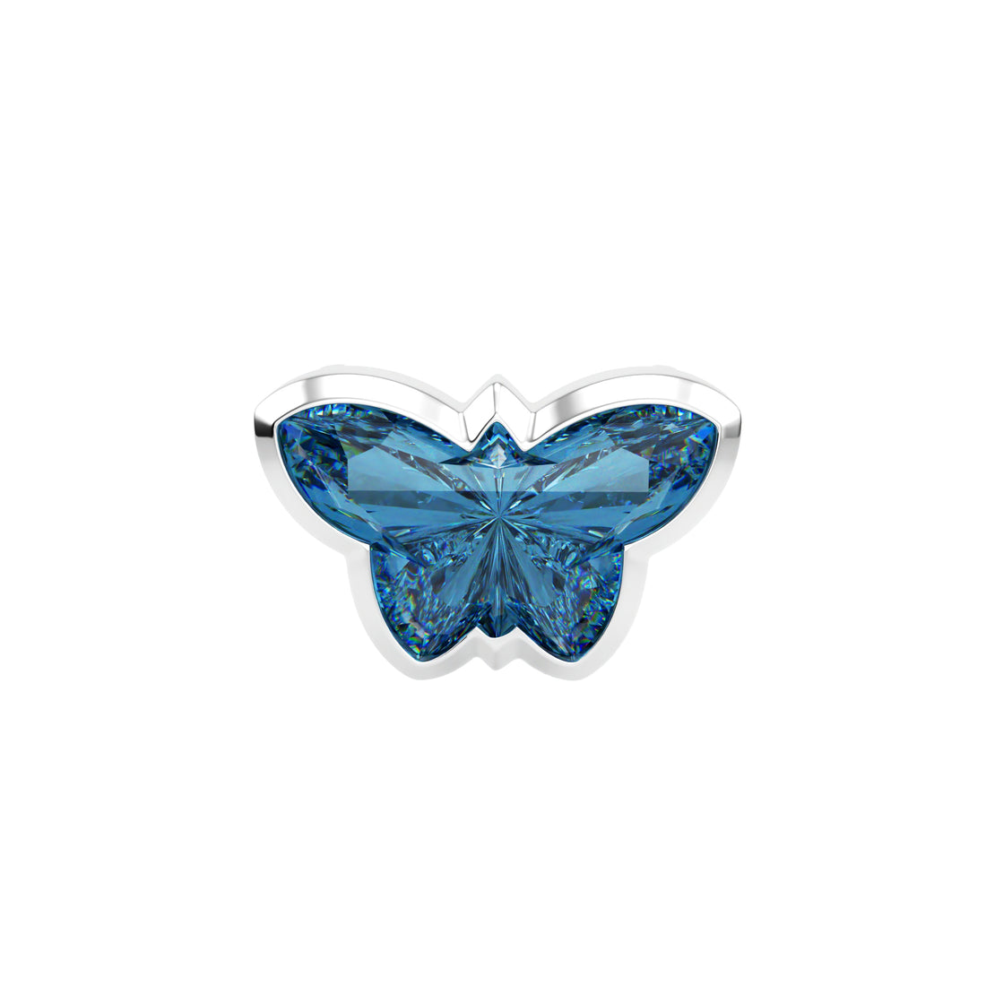 18kt White Gold Unique Cut - Butterfly