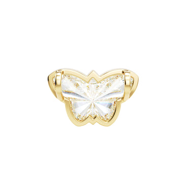 18kt Yellow Gold Unique Cut - Butterfly
