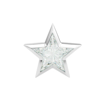 18kt White Gold Unique Cut - Star
