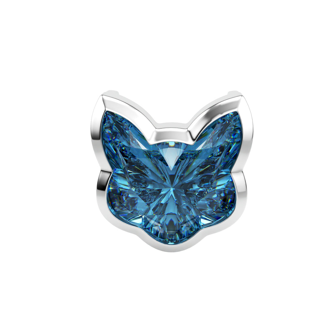 18kt White Gold Unique Cut - Cat