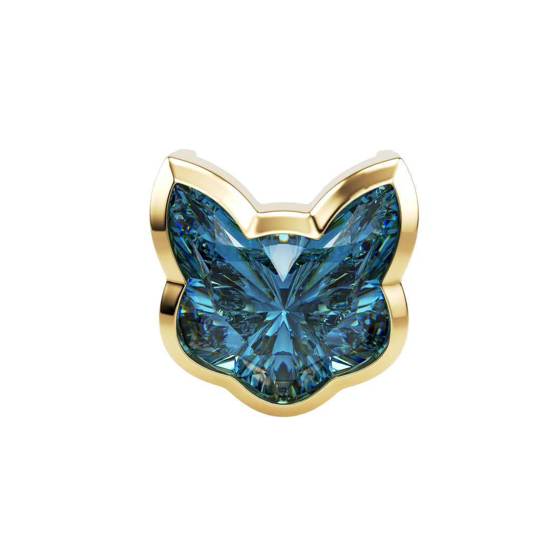 18kt Yellow Gold Unique Cut - Cat